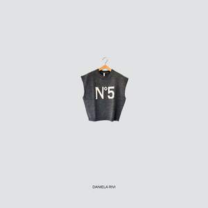 Tensione in gilet over ricamo N°5 Art W5HMT1