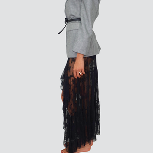 Haveone gonna lunga coulotte con spacco e gale Art GMA-P031