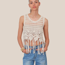 Carica l'immagine nel visualizzatore di Gallery, Philia Loft top crochet 100% cotone Art D02E1028
