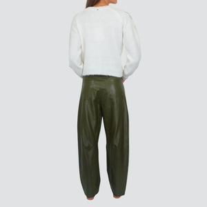 Philia Loft pantalone ecopelle balloon Art V01A0116