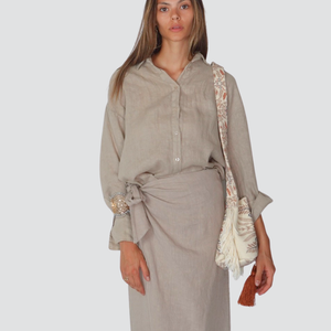 Haveone camicia over 100% lino Art CVE-N423