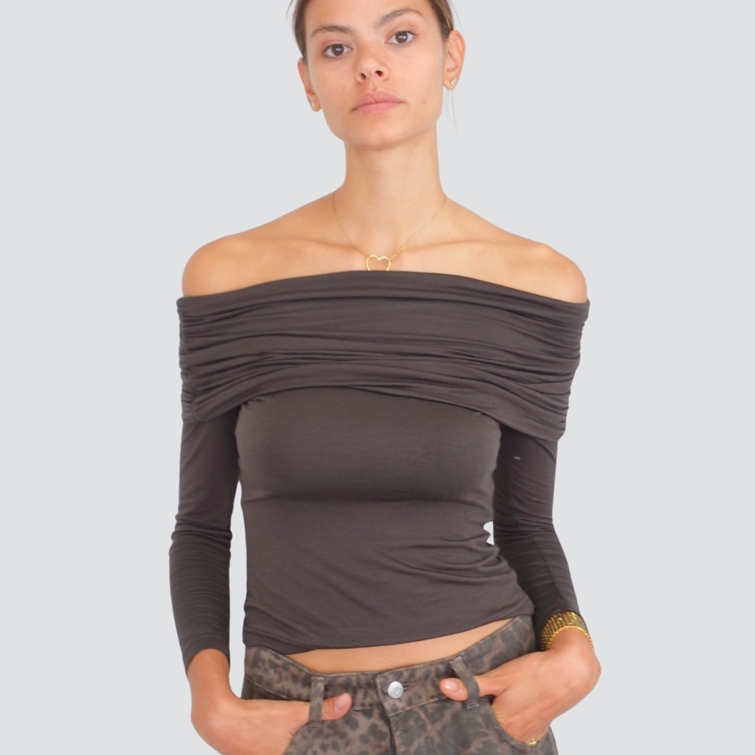 Haveone maglia scollo schiffer 89% modal Art MGM-P118