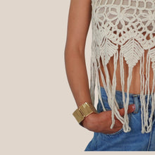 Carica l'immagine nel visualizzatore di Gallery, Philia Loft top crochet 100% cotone Art D02E1028
