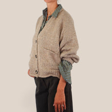 Carica l'immagine nel visualizzatore di Gallery, Haveone cardigan 3 bottoni misto lana Art JIT-P020
