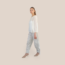 Carica l'immagine nel visualizzatore di Gallery, Philia Loft cargo colore cachemire con cintura 37% cotone 31% lino Art D02E0988

