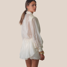 Carica l'immagine nel visualizzatore di Gallery, Haveone camicia over con spallini elastico vita 85% lyocell Art CVS-Q255 ( shorts Art PVS-Q382 )
