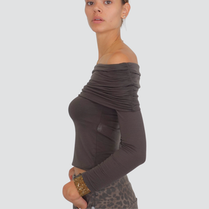 Haveone maglia scollo schiffer 89% modal Art MGM-P118