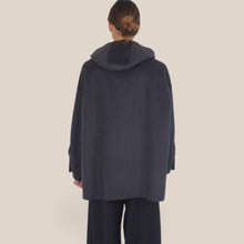 Carica l'immagine nel visualizzatore di Gallery, Dixie cappotto HAND MADE con cappuccio 50% lana Art K330B009X
