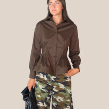 Carica l'immagine nel visualizzatore di Gallery, Tensione in camicia sfiancata 97% cotone Art 27C5961
