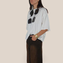 Carica l'immagine nel visualizzatore di Gallery, Philia Loft t-shirt over con collana 94% cotone Art R03L0349
