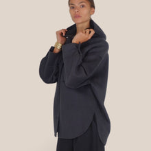 Carica l'immagine nel visualizzatore di Gallery, Dixie cappotto HAND MADE con cappuccio 50% lana Art K330B009X
