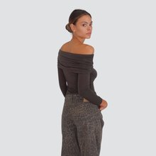 Carica l&#39;immagine nel visualizzatore di Gallery, Haveone maglia scollo schiffer 89% modal Art MGM-P118

