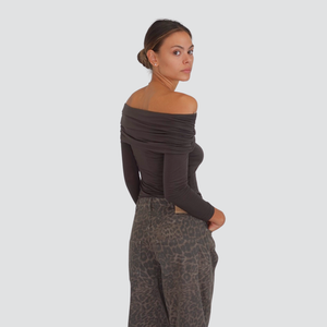 Haveone maglia scollo schiffer 89% modal Art MGM-P118