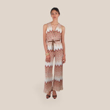 Carica l'immagine nel visualizzatore di Gallery, Tensione in tuta filo lurex con cintura 42% cotone Art S26UG22
