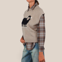 Carica l'immagine nel visualizzatore di Gallery, Tensione in gilet ricamo misto lana Art W6HMT13A400
