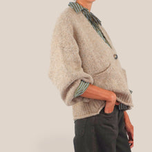 Carica l'immagine nel visualizzatore di Gallery, Haveone cardigan 3 bottoni misto lana Art JIT-P020
