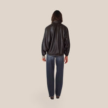 Carica l'immagine nel visualizzatore di Gallery, Maryley bomber ecopelle manica kimono Art 26IB161
