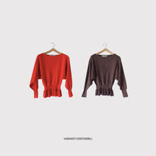 Carica l'immagine nel visualizzatore di Gallery, Haveone maglia barca con fondo rouges 56% viscosa Art MPH-R295
