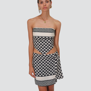 Tensione in top fantasia con elastico 100% viscosa Art SS251227