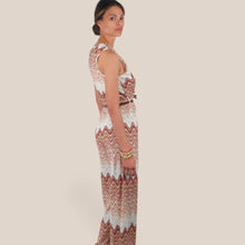 Carica l'immagine nel visualizzatore di Gallery, Tensione in tuta filo lurex con cintura 42% cotone Art S26UG22
