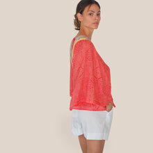 Carica l'immagine nel visualizzatore di Gallery, Tensione in camicia scollatura 100% viscosa Art PE260361
