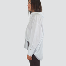 Carica l&#39;immagine nel visualizzatore di Gallery, Vicolo camicia over con laccetto 100% cotone Art TF0735
