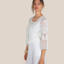 Carica l'immagine nel visualizzatore di Gallery, Susy Mix cardigan con lacci 100% cotone Art 48006
