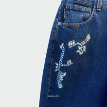 Carica l&#39;immagine nel visualizzatore di Gallery, Haveone jeans Louis applicazione dark denim 100% cotone Art PGZ-M069
