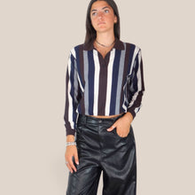 Carica l'immagine nel visualizzatore di Gallery, Vicolo polo rigata 52% viscosa Art 2AC2096

