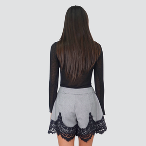 Haveone short con pizzo con pizzo arrampicante Art PVS-P225