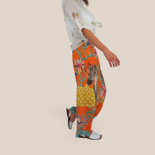 Carica l'immagine nel visualizzatore di Gallery, Haveone pantalone palazzo stampa zebra 100% viscosa Art PVS-Q702
