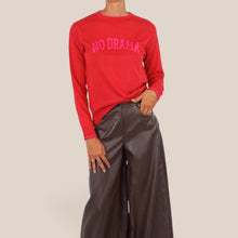 Carica l'immagine nel visualizzatore di Gallery, Haveone maglia girocollo No Dramma 20% viscosa 10% lana 20% cotone Art MMA-R158
