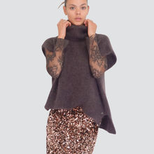Carica l'immagine nel visualizzatore di Gallery, Dixie maglia over collo alto 40% mohair 10% lana Art M277Y238
