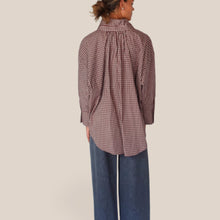 Carica l'immagine nel visualizzatore di Gallery, Vicolo Camicia Micro check Beige\Bordeaux Art TAC0381
