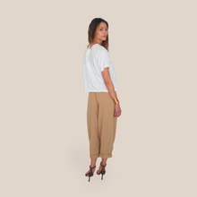 Carica l'immagine nel visualizzatore di Gallery, Philia Loft pantalone elastico vita con cintura 100% cotone Art R02L0982

