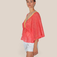 Carica l'immagine nel visualizzatore di Gallery, Tensione in camicia scollatura 100% viscosa Art PE260361
