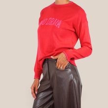 Carica l'immagine nel visualizzatore di Gallery, Haveone maglia girocollo No Dramma 20% viscosa 10% lana 20% cotone Art MMA-R158

