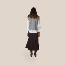 Carica l'immagine nel visualizzatore di Gallery, Maryley gonna pinces con cintura zip retro Art 26IB717

