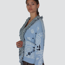 Carica l&#39;immagine nel visualizzatore di Gallery, Tensione in caban stampa bandana 50% cotone Art P5HMG28A414
