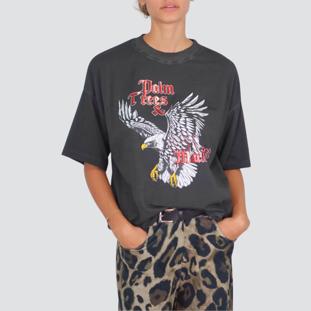 Haveone t-shirt over con stampa 97% cotone Art TFW-P021
