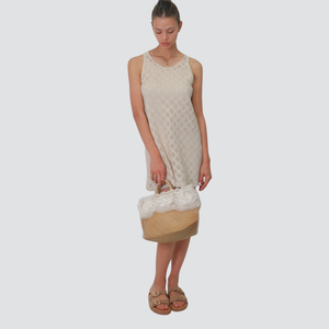 Susy mix borsa pizzo macramè 519B
