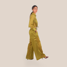 Carica l'immagine nel visualizzatore di Gallery, Vicolo pantalone palazzo elastico vita 58% lyocell 42% ramia Art TAB1810 ( camicia Art TAB1829 )
