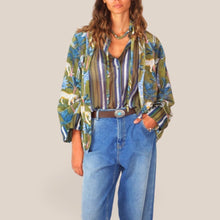 Carica l'immagine nel visualizzatore di Gallery, Haveone kimono ciniglia stampa jungle Art KVS-R084
