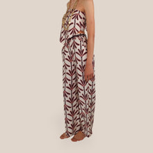 Carica l'immagine nel visualizzatore di Gallery, Haveone pantalone palazzo fantasia con cintura elastico retro 85% viscosa Art PIA-Q636
