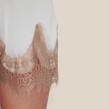 Carica l'immagine nel visualizzatore di Gallery, Dixie coulotte satin fondo pizzo Art D067A018
