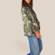 Carica l'immagine nel visualizzatore di Gallery, Haveone kimono ciniglia stampa jungle Art KVS-R084
