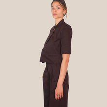 Carica l'immagine nel visualizzatore di Gallery, Vicolo blazer fondente manica corta 97% cotone Art tab1865 ( pantalone Art TAB1900 )
