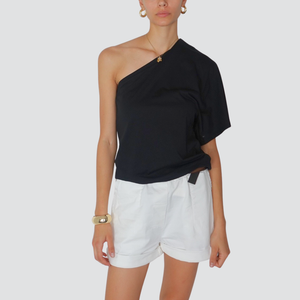 Tensione t-shirt monospalla 100% cotone Art DC1560