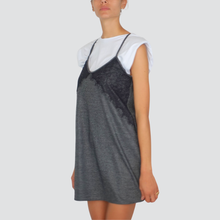 Carica l&#39;immagine nel visualizzatore di Gallery, Dixie abito pizzo con t-shirt spallini 33% viscosa Art AMEPYEF
