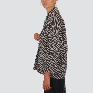 Haveone kimono zebrato con tasche Art KJK-P074